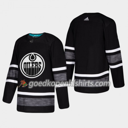 Edmonton Oilers Blank 2019 All-Star Adidas Zwart Authentic Shirt - Mannen